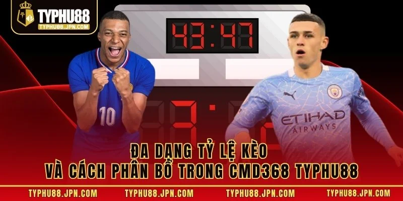 Đa dạng tỷ lệ kèo và cách phân bổ trong CMD368 Typhu88